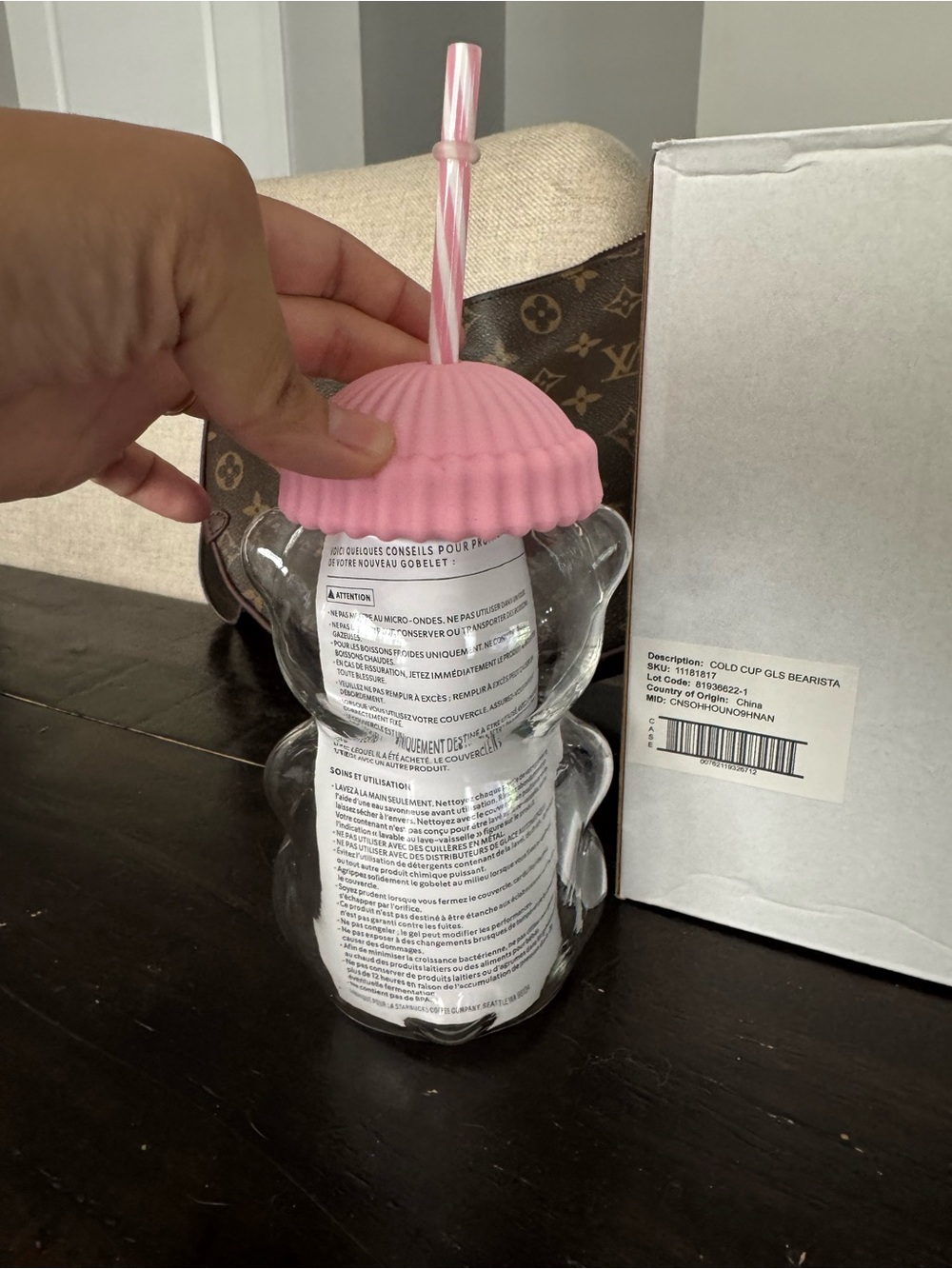 Starbucks Pink Bearista Cup - Korea Exclusive - Picture 8 of 13